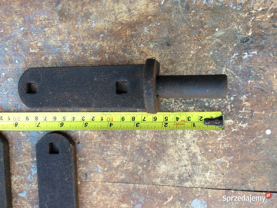Stare zabytkowe zawiasy mocne okucia do drzwi 3 Sępólno Krajeńskie