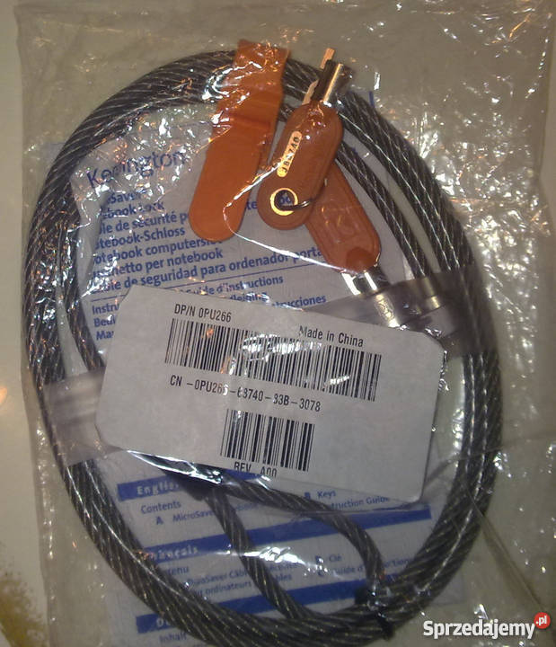 Linka Kensington Lock do zabezpieczenia laptopa Katowice