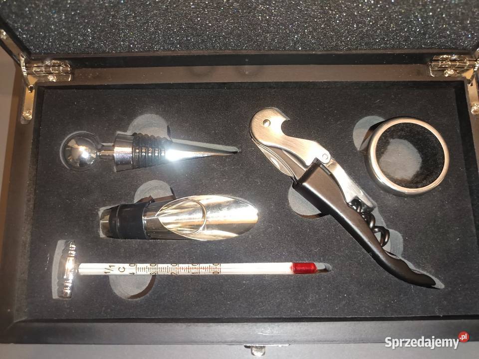 Elegancki zestaw do wina 5 elementów na PREZENT Inowrocław