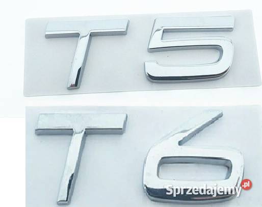 NOWE logo srebrne znaczek T5 T6 emblemat klejany