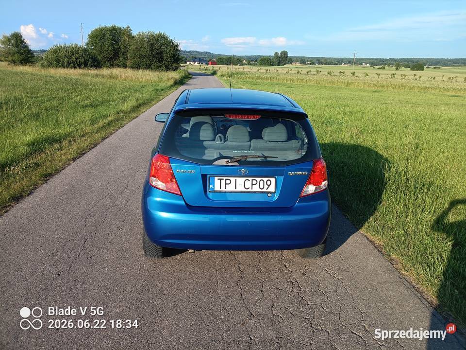 Daewoo Kalos 14 B Super stan Rok produkcji 2004 Jeziorko