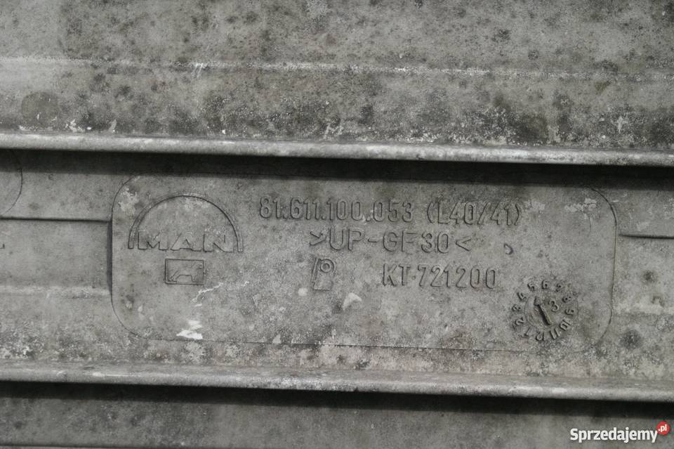 MAN TGA XXL MASKA ATRAPA GRILL KOMPLETNA SPRAWNA ciężarowe lubuskie