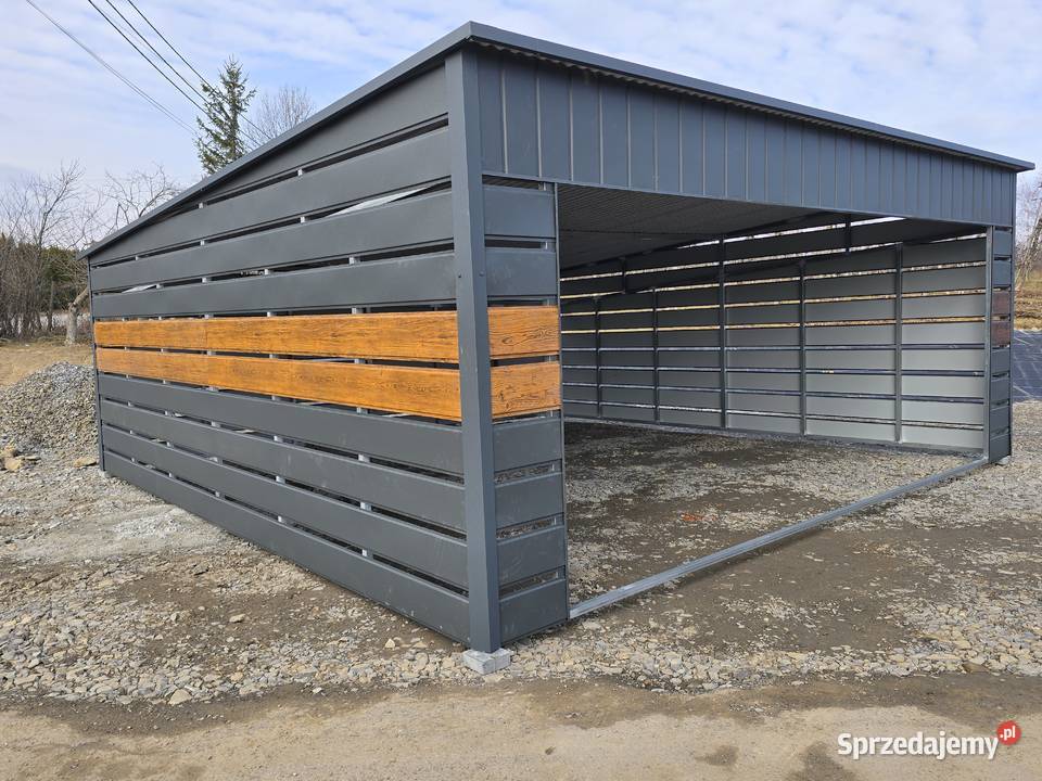 ZADASZENIE CARPORT Garaż Blaszany Wiata Świnoujście