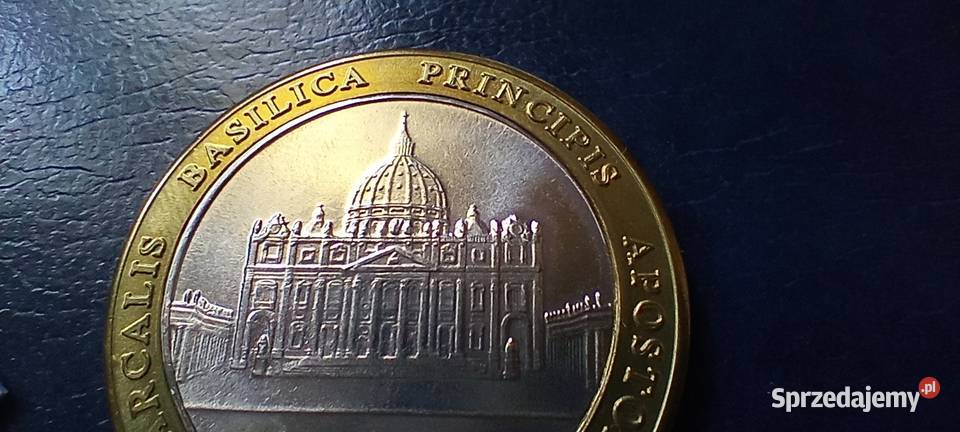 Stare monety Medal Papież Piotr Apostoł 159 podkarpackie Lesko