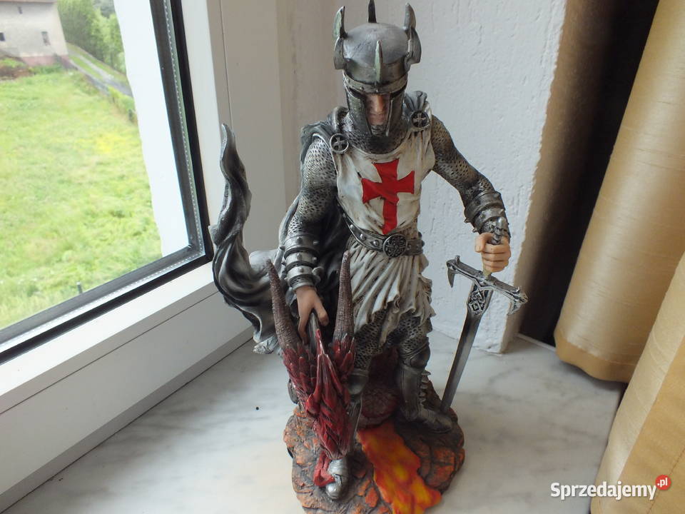 figurka Templariusza ze smokiem Zabrze