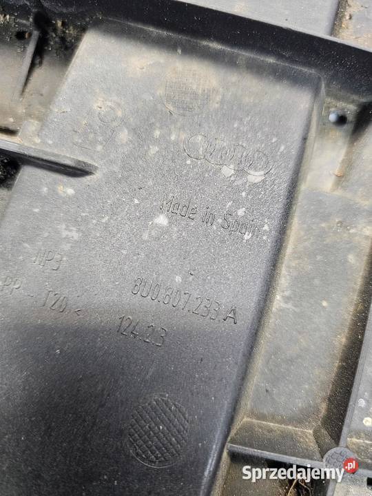 OSŁONA PŁYTA POD ZDERZAK AUDI Q3 8U 8U0807233A