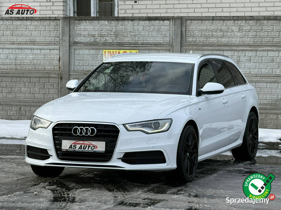 Audi A6 20TDi 177 SLineAutomatSerwis garażowany Węgrów