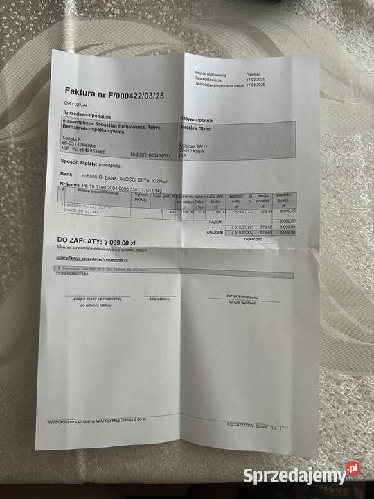 Sprzedam Samsung S25 256g silver