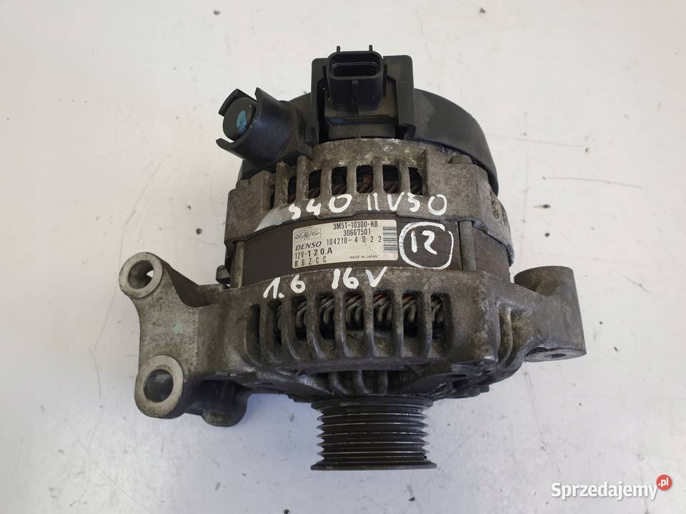 ALTERNATOR Volvo S40 II V50 16 16V 120A Układ elektryczny, zapłon Chełm