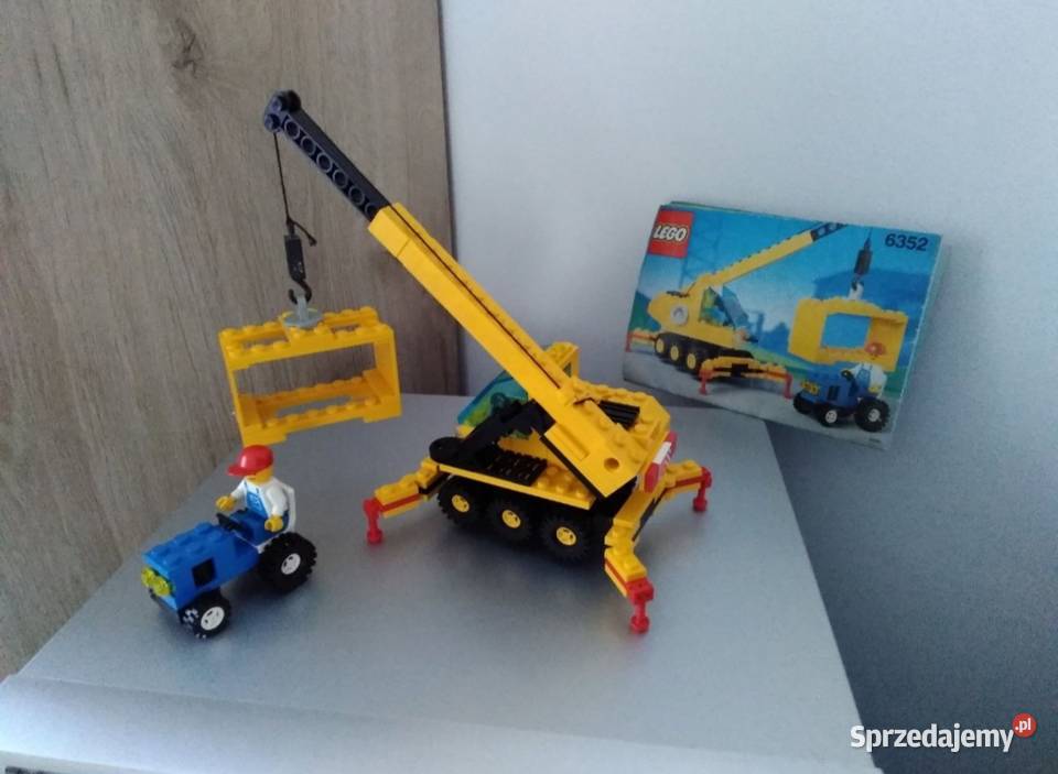 LEGO 6352 Żuraw cargomaster z ciągnikiem 1991r