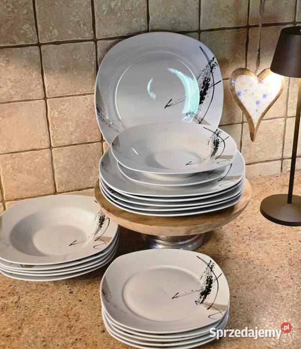 Talerze 18 el szlaczki Talerze i talerzyki zachodniopomorskie Szczecin