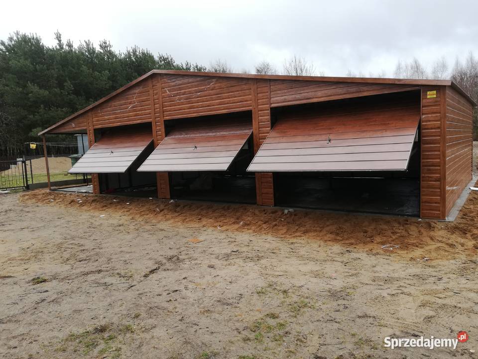 Garaż Blaszany z zadaszeniem bocznym Wiata Sprzedaż Rawicz sprzedam