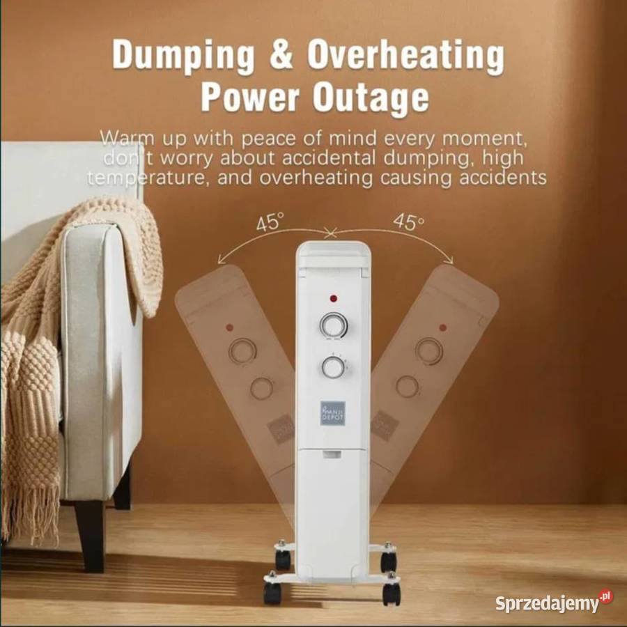 GrzejnikKaloryfer Olejowy Energooszczędny śląskie Poraj