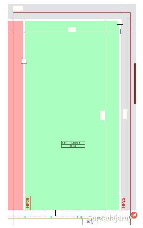WYNAJEM lokal handlowousługowy USTROŃ 58 m2 Ustroń