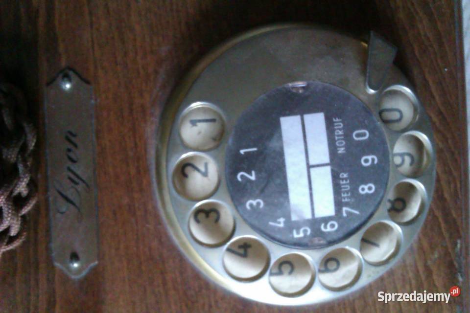 Telefon Lyon w stylu retro mosiądz bakelit Warszawa
