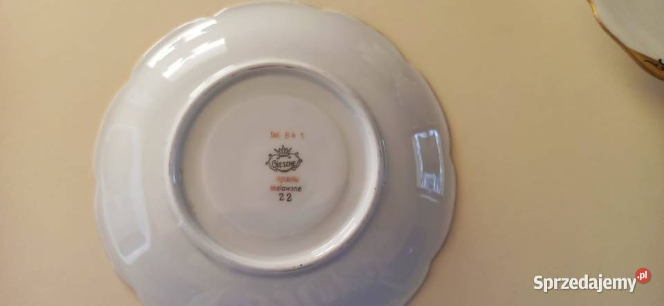 Oryginalna porcelana Giesche serwis kawowy śląskie Bytom