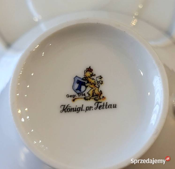 TettauBawaria serwis 7 osób Porcelana i szkło Szczecin