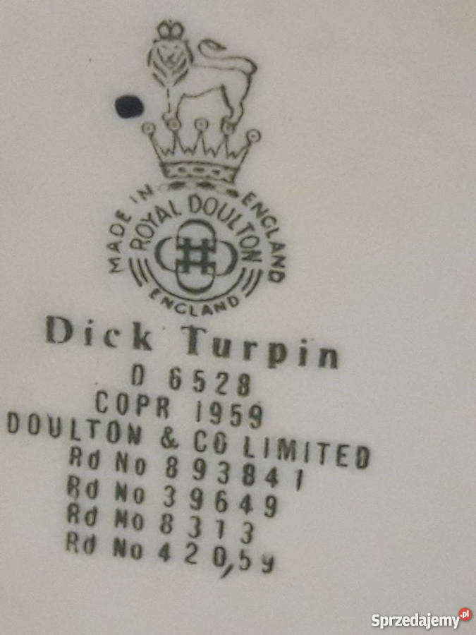 Antyk Royal Doulton kufel porcelanowy Anglia Janów Lubelski sprzedam