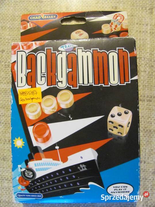 Tryktrak backgammon gra planszowa magnetyczna lubelskie Zamość