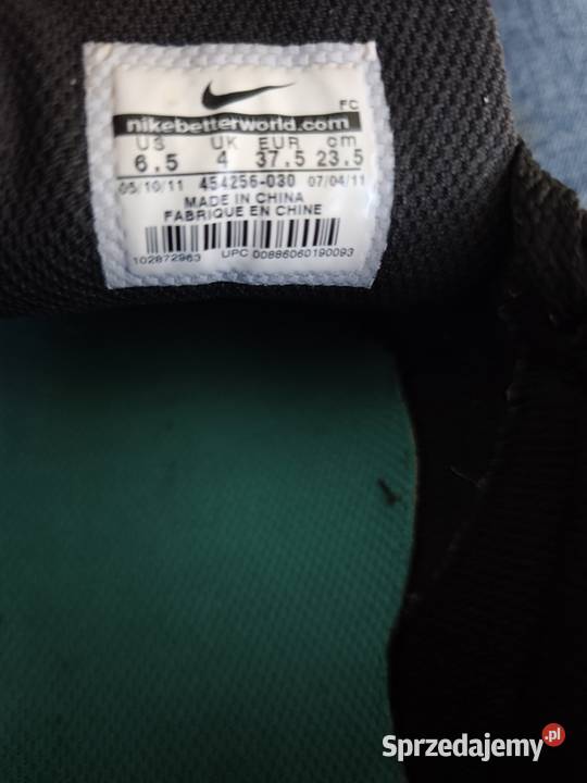 Buty sportowe sneakersy Nike czarne wiązane Krzeszowice