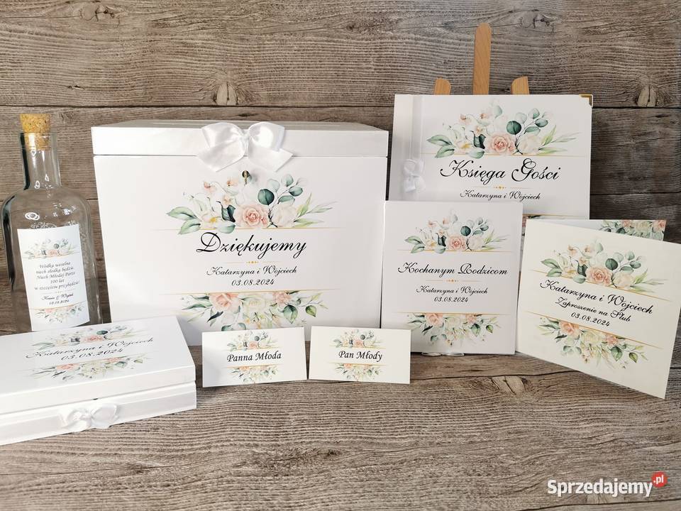 Zaproszenia ślubne dodatki na ślub wesele Poznań