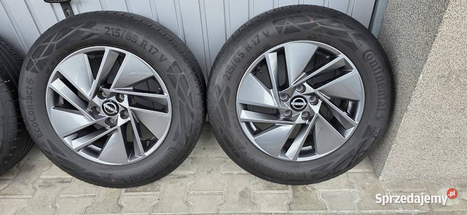 Oryginalne koła Nissan Qashqai R17Opony letnie dolnośląskie Jelcz-Laskowice
