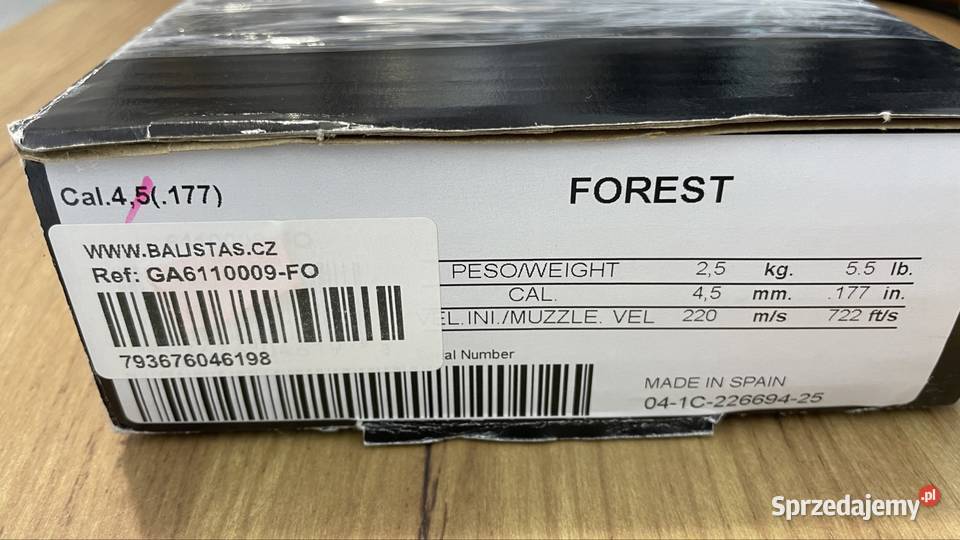 Wiatrówka Gamo Forest kal45mm