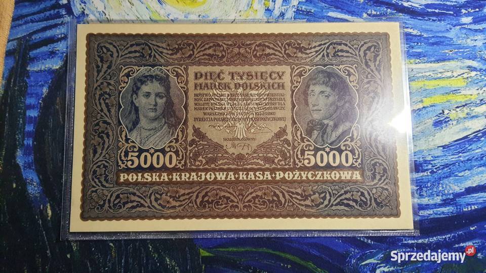 Zestaw Marek Polskich 12 5000 stan UNC Warszawa