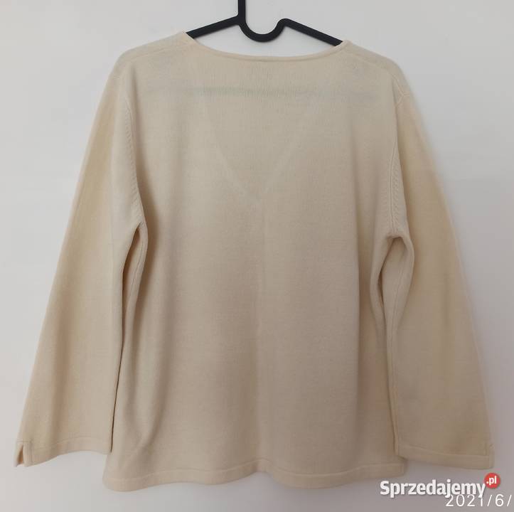 Sweter w kolorze ecru Vintage Look rozmiar LXL Radzyń Podlaski