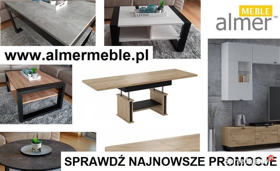 Stabilna Ława Stół L07 rozkładany olcha wenge 80cm Częstochowa