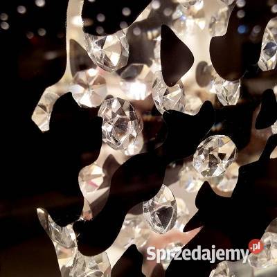 Lustrzany obraz z kryształkami Glamour Róża Golkowice