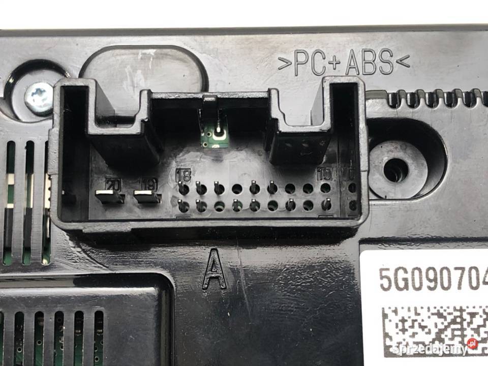 PANEL STEROWANIA NAWIEWU VW GOLF VII 5G0907044AA podkarpackie sprzedam