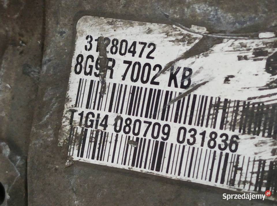 SKRZYNIA BIEGÓW 8G9R7002KB 24 D Volvo XC 60 I