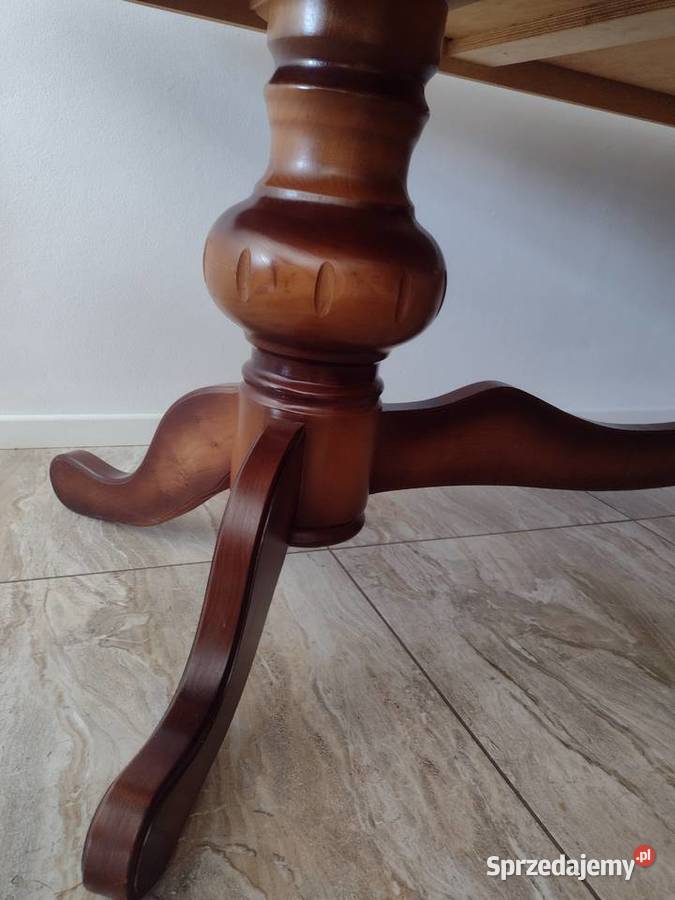 unikatowy stół dębowy rozkładany 6 krzeseł Stoły śląskie Bierna sprzedam