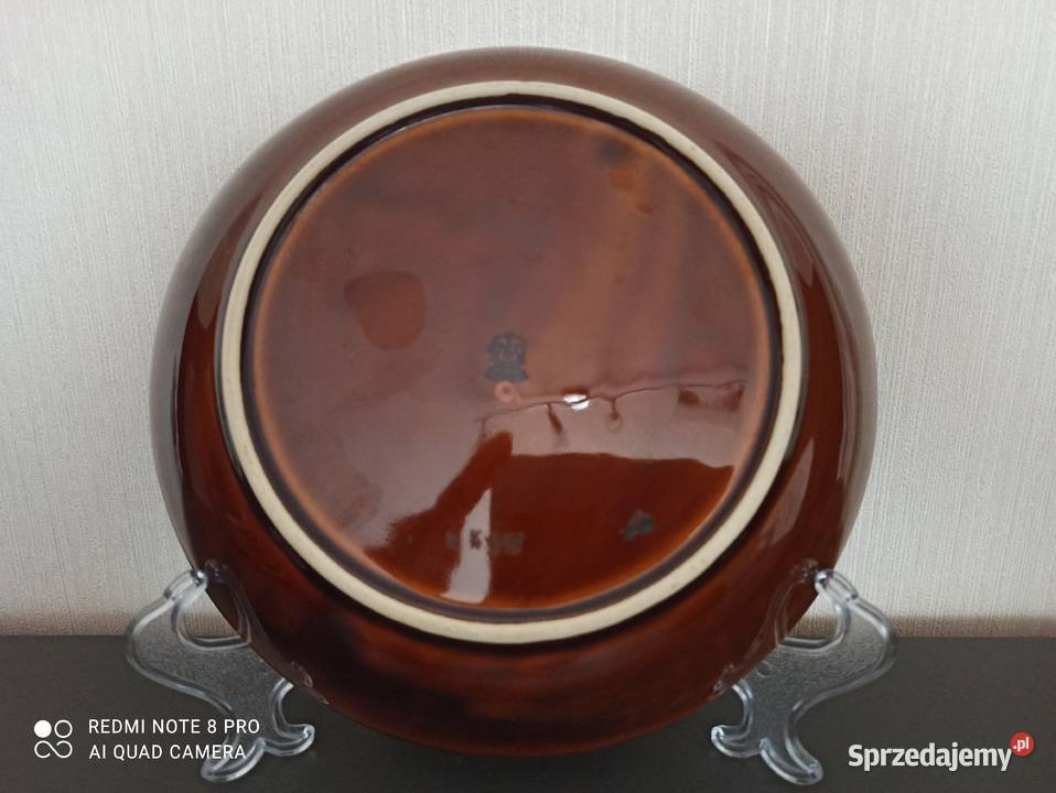 Talerz porcelit Tułowice fason Rumcajs Warpechy Stare