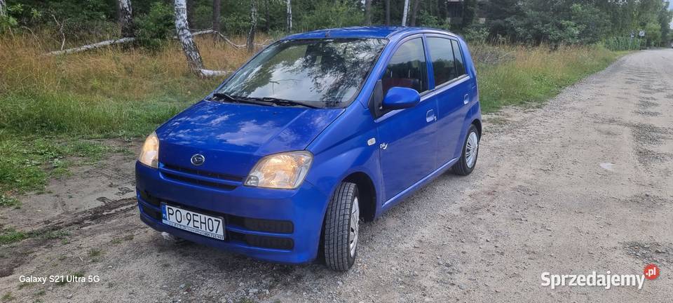 DAIHATSU Cuore 2006 10 Benz Klima przebieg 56 989cm3 wielkopolskie Dąbrówka