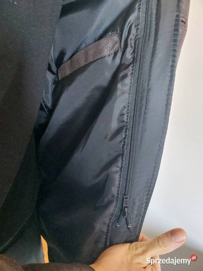 skórzana kurtka męska M brązowa Suchy Las skóra Poznań