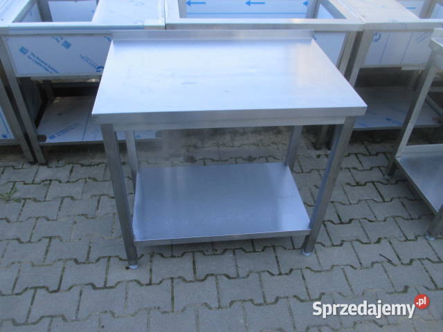 STÓŁ GASTRONOMICZNY Z PÓŁKĄ PRZYŚCIENNY 906085 Biznes i Przemysł Ostrów Wielkopolski