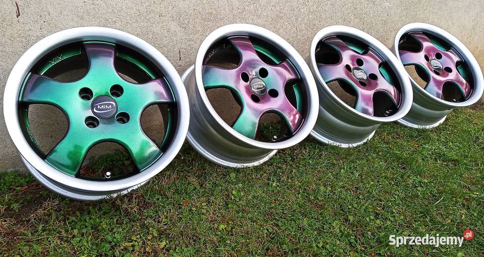 Felgi Alufelgi MIM Star 15 4x100 VW Opel Fiat małopolskie Zator sprzedam