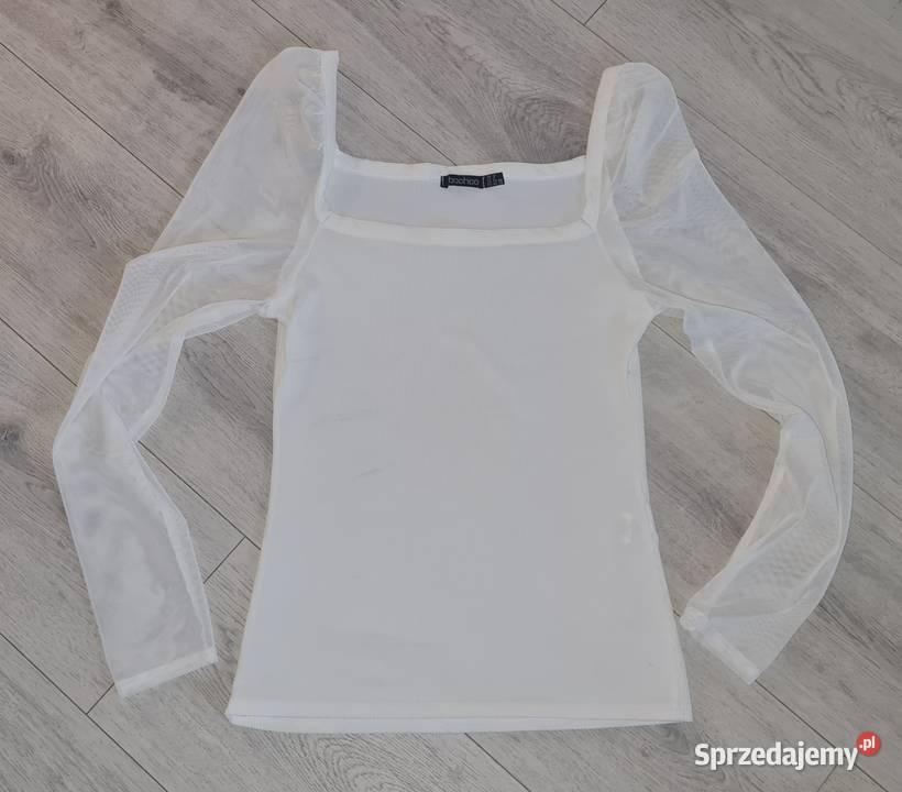 Bluzka damska basic biel Boohoo 40L Łódź