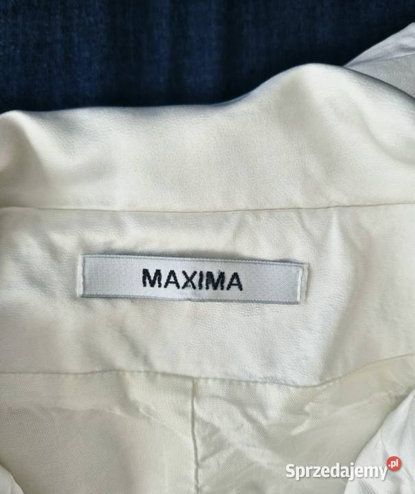 Biała marynarka Maxima Marynarki i żakiety pomorskie Siemianice