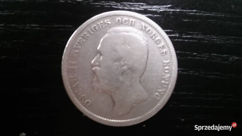 Szwecja, 1 korona z 1904 roku_srebro