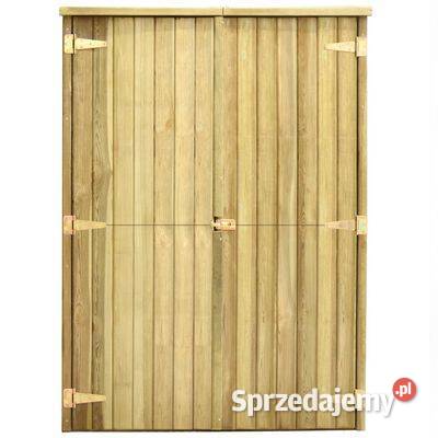 vidaXL Szopa na narzędzia 123x50x171