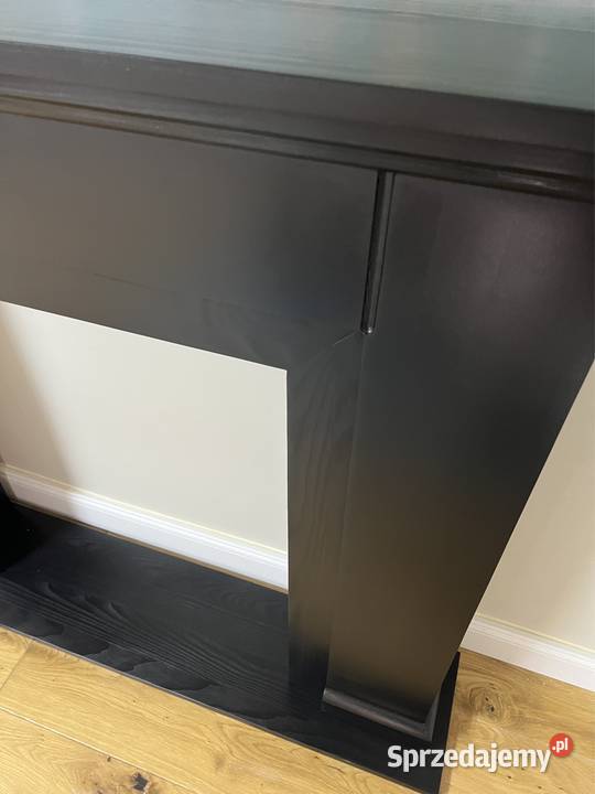 Kominek drewno atrapa portal obudowa loft glam Warszawa