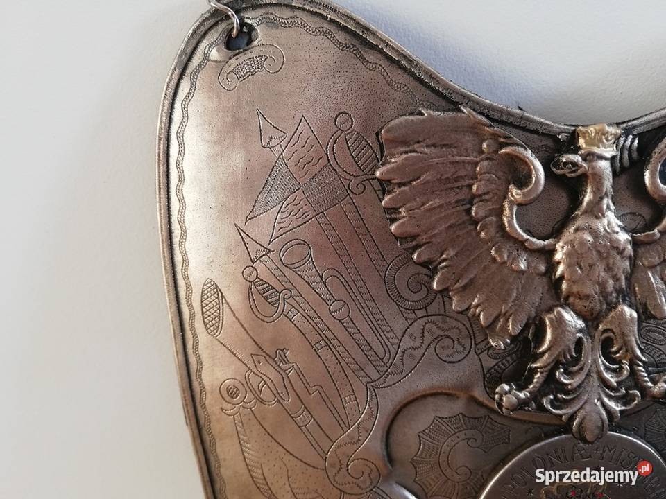Ryngraf z Matką Boską Częstochowską i orłem