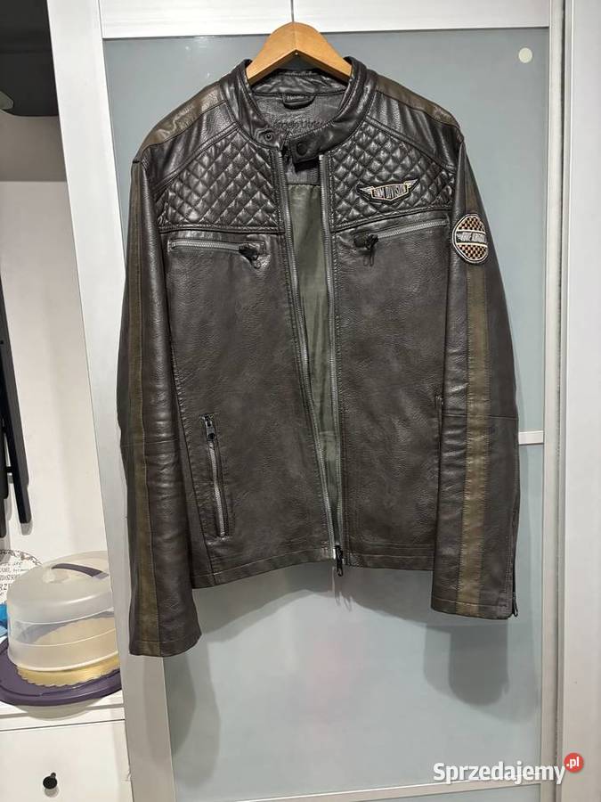 Kurtka męska skóropodobna L Wiosenna/Jesienna