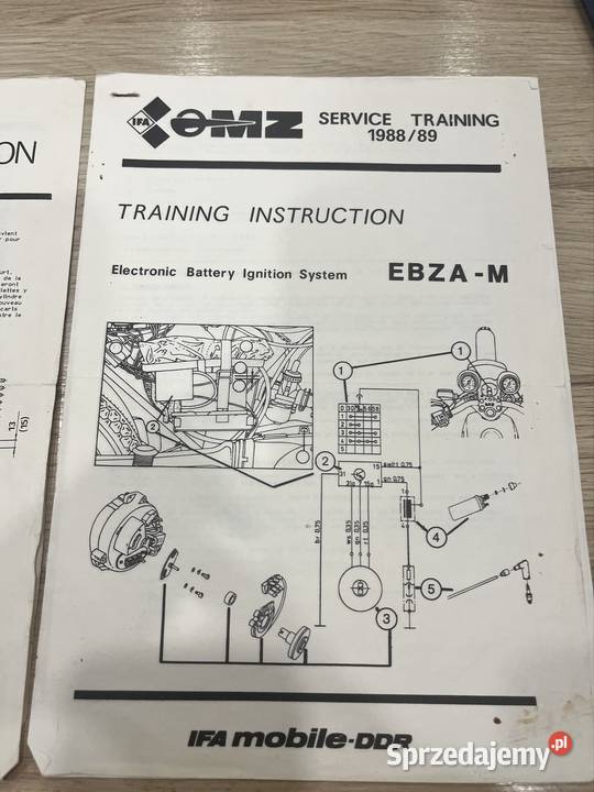 Instrukcja serwisowa zapłon elektronik typ a org Wola Raniżowska