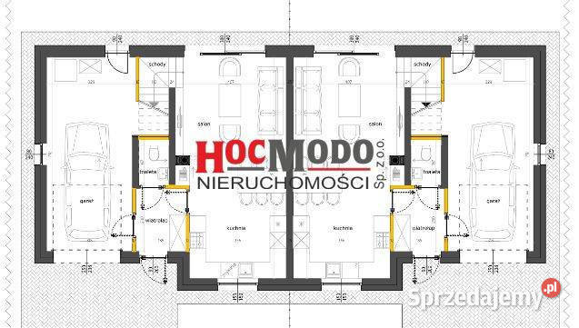 Nowoczesny bliżniak w Skubiance 116.88m2 Skubianka