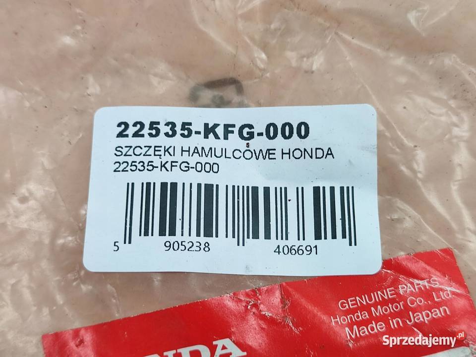 SPRZĘGŁO OKŁADZINY HONDA CN250 FUSION 20032006 osobowe