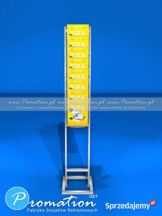 Stojak kaskadowy metalowe na foldery i katalogii